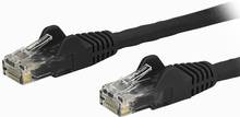 Cable Startech - Ethernet Cat6 RJ45 - PoE++ - Snagless - 6 pieds - Noir