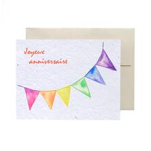 Carte de souhait - Fête d'anniversaire - FlowerInk