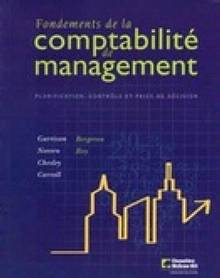 Fondements de la comptabilité de management - solutions