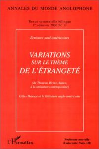 Variations sur le thème de l'étrangeté