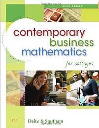 Contemporary business mathematics for colleges