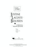 Justien Lacoste-Beaubien et l' hopital Ste-Justine