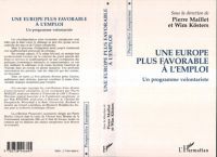 Une Europe plus favorable à l'emploi