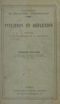 Intuition et réflexion