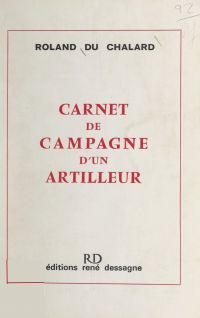 Carnet de campagne d'un artilleur