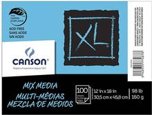 Papier Canson XL Mix Media 98lb/160g 12