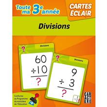 Cartes éclairs Toute ma 3e année Divisions