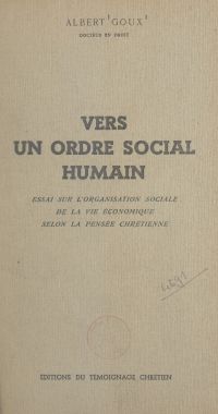 Vers un ordre social humain