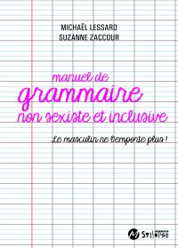 Manuel de grammaire non sexiste