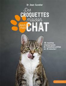 Des croquettes maison pour mon chat : 35 recettes chavoureuses de friandises prêtes en 25 minutes !