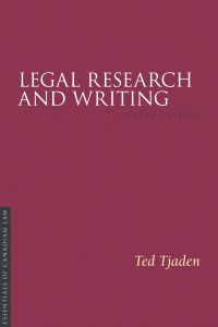 Legal Research and Writing, 4/e