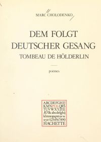 Tombeau de Hölderlin : 