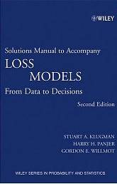 Solution manual Loss models from data to decisions 2ed