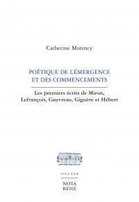 Poétique de l'émergence et des commencements