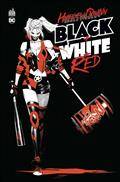 Harley Quinn black + white + red