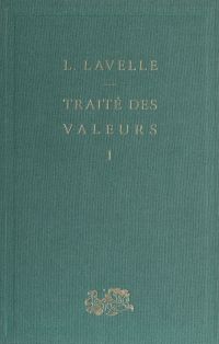 Traité des valeurs (1)