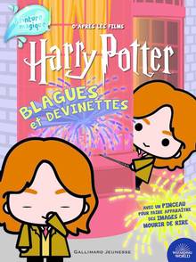 Harry Potter : blagues et devinettes, peinture magique : d'après les films