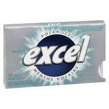 Gomme sans sucre Excel menthe polaire - 12 morceaux