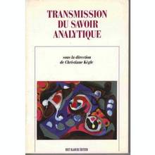 Transmission du savoir analytique