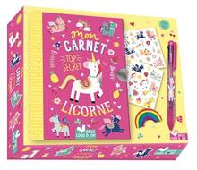 Mon carnet top secret licorne Nouvelle édition