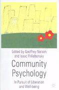 Community psychology : In pursuit of liberation and well-being