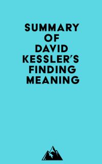 Summary of David Kessler's Finding Meaning