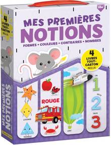 Mes Premières Notions : 4 livres tout-carton inclus!